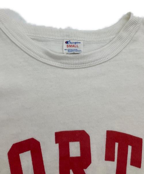 Champion（チャンピオン）Champion (チャンピオン) 半袖Tシャツ　FORTY NINERS レッド×ホワイト サイズ:Sの古着・服飾アイテム