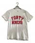 Champion（チャンピオン）の古着「半袖Tシャツ　FORTY NINERS」｜レッド×ホワイト