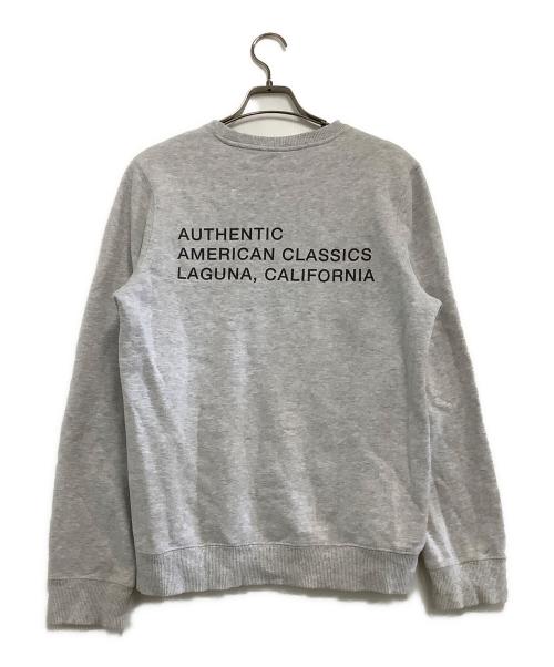 stussy（ステューシー）stussy (ステューシー) ロゴスウェット グレー サイズ:Sの古着・服飾アイテム