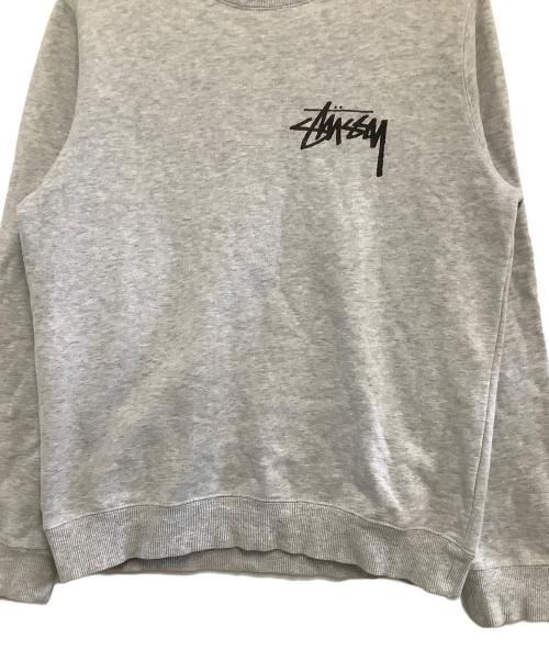 stussy（ステューシー）stussy (ステューシー) ロゴスウェット グレー サイズ:Sの古着・服飾アイテム