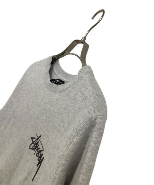 stussy（ステューシー）stussy (ステューシー) ロゴスウェット グレー サイズ:Sの古着・服飾アイテム