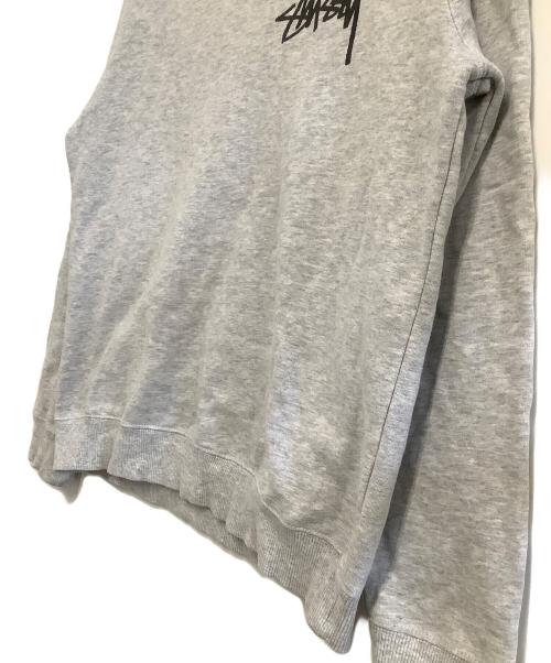 stussy（ステューシー）stussy (ステューシー) ロゴスウェット グレー サイズ:Sの古着・服飾アイテム