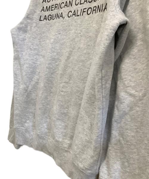 stussy（ステューシー）stussy (ステューシー) ロゴスウェット グレー サイズ:Sの古着・服飾アイテム