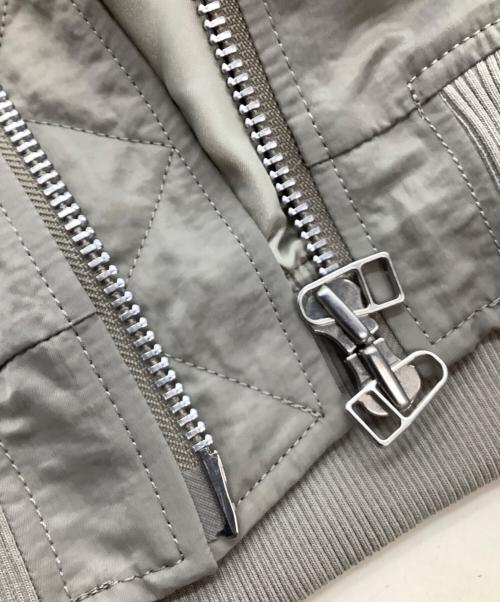 Noble（ノーブル）Noble (ノーブル) MA-1ジャケット グレー サイズ:表記なしの古着・服飾アイテム