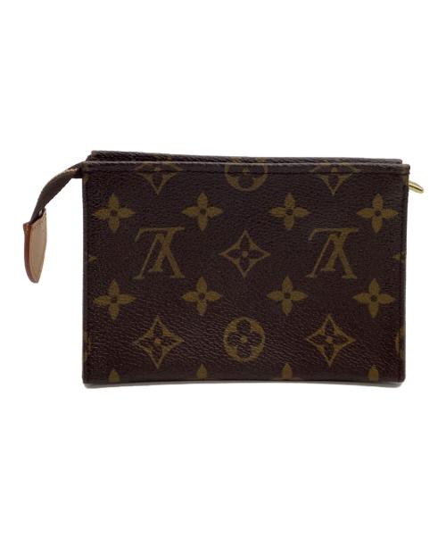LOUIS VUITTON（ルイ ヴィトン）LOUIS VUITTON (ルイ ヴィトン) ポーチ モノグラム ポシェットトワレット15 ブラウンの古着・服飾アイテム