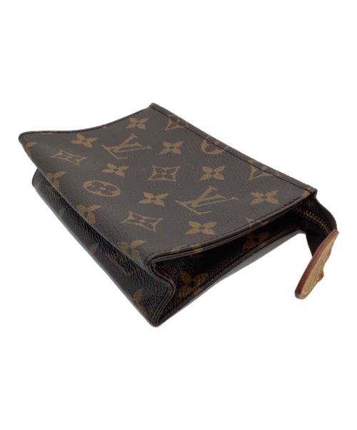 LOUIS VUITTON（ルイ ヴィトン）LOUIS VUITTON (ルイ ヴィトン) ポーチ モノグラム ポシェットトワレット15 ブラウンの古着・服飾アイテム