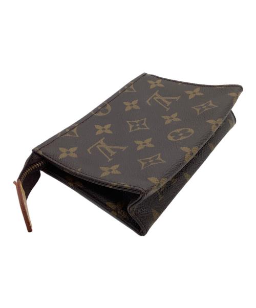 LOUIS VUITTON（ルイ ヴィトン）LOUIS VUITTON (ルイ ヴィトン) ポーチ モノグラム ポシェットトワレット15 ブラウンの古着・服飾アイテム