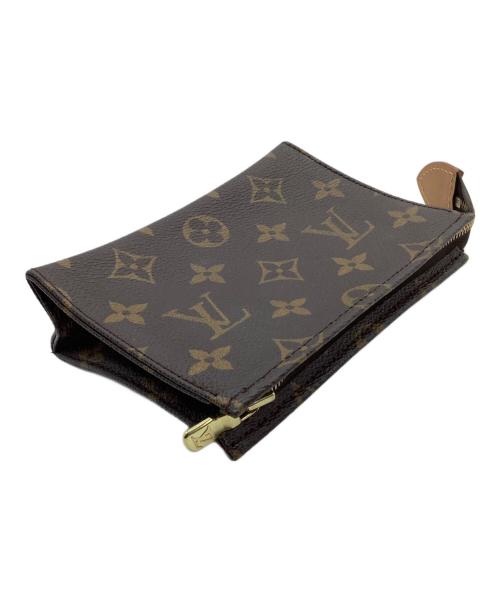 LOUIS VUITTON（ルイ ヴィトン）LOUIS VUITTON (ルイ ヴィトン) ポーチ モノグラム ポシェットトワレット15 ブラウンの古着・服飾アイテム