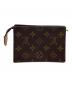 LOUIS VUITTON（ルイ ヴィトン）の古着「ポーチ モノグラム ポシェットトワレット15」｜ブラウン