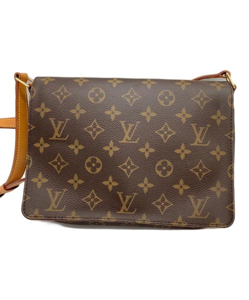 LOUIS VUITTON（ルイ ヴィトン）LOUIS VUITTON (ルイ ヴィトン) ショルダーバッグ　モノグラム　ミュゼットタンゴ ショートストラップ　 ブラウンの古着・服飾アイテム