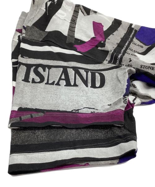 STONE ISLAND（ストーンアイランド）STONE ISLAND (ストーンアイランド) 半袖Tシャツ グレー サイズ:Mの古着・服飾アイテム