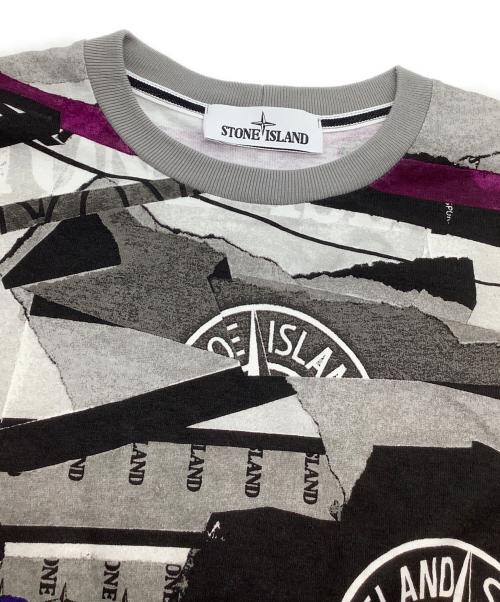 STONE ISLAND（ストーンアイランド）STONE ISLAND (ストーンアイランド) 半袖Tシャツ グレー サイズ:Mの古着・服飾アイテム