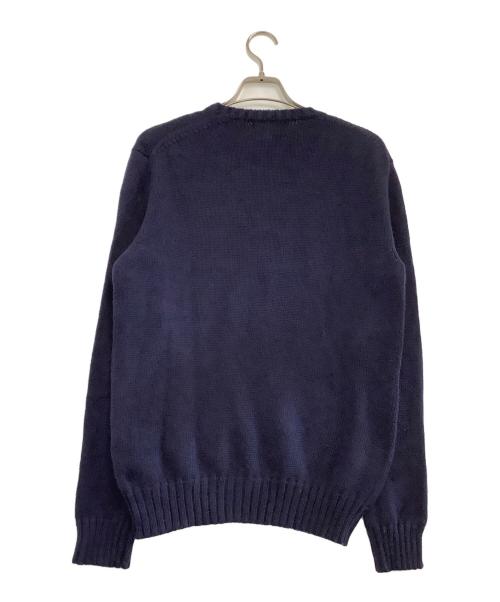 POLO RALPH LAUREN（ポロ・ラルフローレン）POLO RALPH LAUREN (ポロ・ラルフローレン) 厚手ニット　星条旗 ネイビー サイズ:XSの古着・服飾アイテム