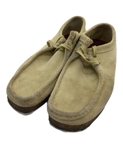 CLARKS ORIGINALS（クラークス オリジナルズ）CLARKS ORIGINALS (クラークス オリジナルズ) ワラビーシューズ ベージュ サイズ:26.5の古着・服飾アイテム