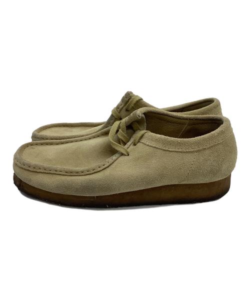 CLARKS ORIGINALS（クラークス オリジナルズ）CLARKS ORIGINALS (クラークス オリジナルズ) ワラビーシューズ ベージュ サイズ:26.5の古着・服飾アイテム