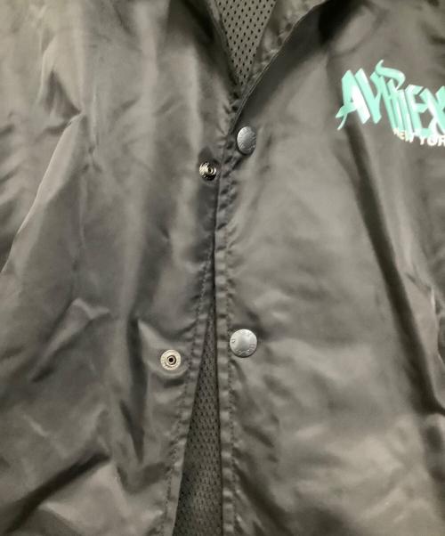 AVIREX（アヴィレックス）AVIREX (アヴィレックス) コーチジャケット ブラック サイズ:Mの古着・服飾アイテム