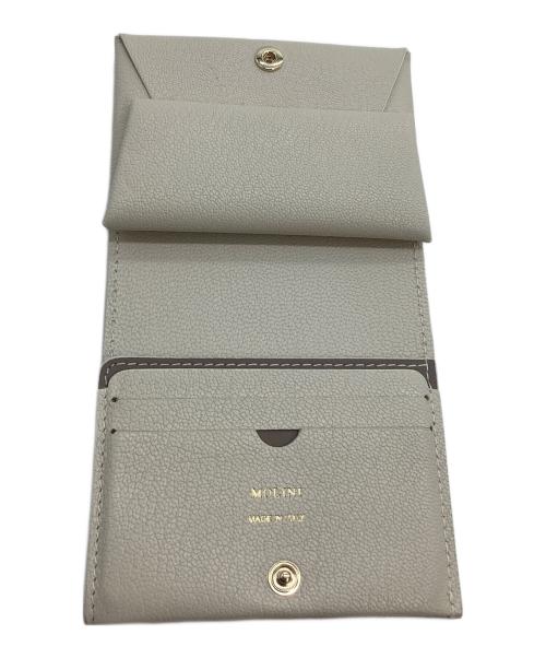 MOLINI（モリニ）MOLINI (モリニ) ケース Bifold Compact Wallet ベージュの古着・服飾アイテム