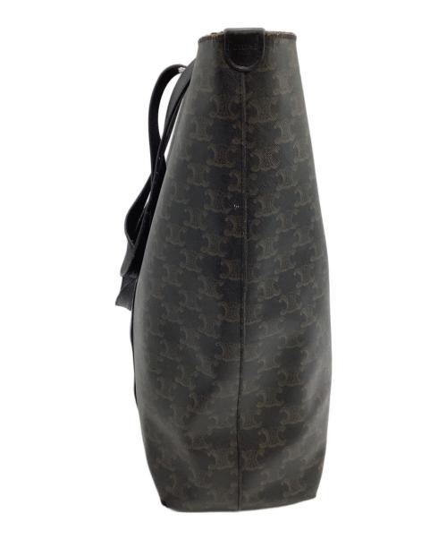 CELINE（セリーヌ）CELINE (セリーヌ) トートバッグ　トリオンフ ブラックの古着・服飾アイテム