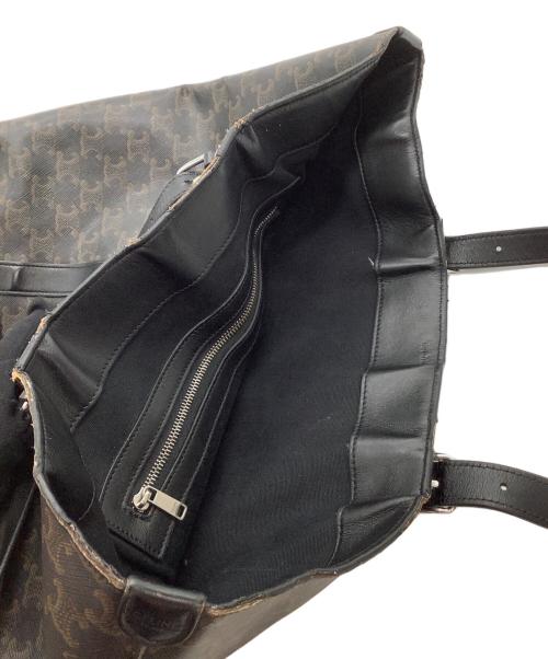 CELINE（セリーヌ）CELINE (セリーヌ) トートバッグ　トリオンフ ブラックの古着・服飾アイテム