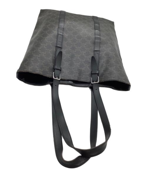 CELINE（セリーヌ）CELINE (セリーヌ) トートバッグ　トリオンフ ブラックの古着・服飾アイテム
