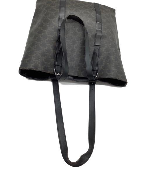 CELINE（セリーヌ）CELINE (セリーヌ) トートバッグ　トリオンフ ブラックの古着・服飾アイテム