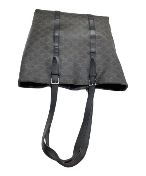 CELINE（セリーヌ）CELINE (セリーヌ) トートバッグ　トリオンフ ブラックの古着・服飾アイテム