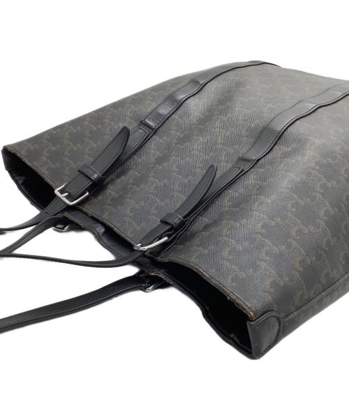 CELINE（セリーヌ）CELINE (セリーヌ) トートバッグ　トリオンフ ブラックの古着・服飾アイテム