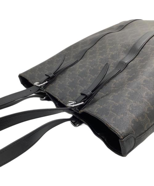 CELINE（セリーヌ）CELINE (セリーヌ) トートバッグ　トリオンフ ブラックの古着・服飾アイテム