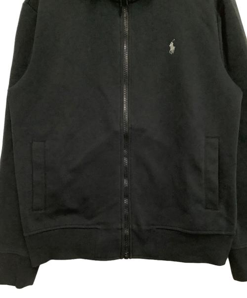 POLO RALPH LAUREN（ポロ・ラルフローレン）POLO RALPH LAUREN (ポロ・ラルフローレン) ジップパーカー　切替 ブラック サイズ:Mの古着・服飾アイテム