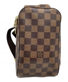 LOUIS VUITTON（ルイ ヴィトン）の古着「ボディバッグ　ダミエ　ジェロニモス」｜ブラウン