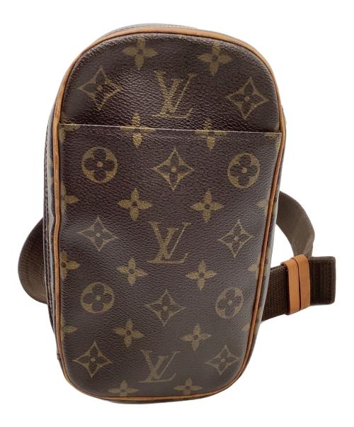 LOUIS VUITTON（ルイ ヴィトン）LOUIS VUITTON (ルイ ヴィトン) ポシェット　ポシェットガンジュ　モノグラム ブラウンの古着・服飾アイテム