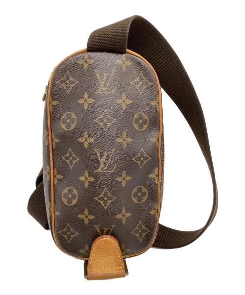 LOUIS VUITTON（ルイ ヴィトン）LOUIS VUITTON (ルイ ヴィトン) ポシェット　ポシェットガンジュ　モノグラム ブラウンの古着・服飾アイテム