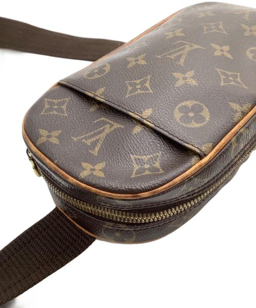LOUIS VUITTON（ルイ ヴィトン）LOUIS VUITTON (ルイ ヴィトン) ポシェット　ポシェットガンジュ　モノグラム ブラウンの古着・服飾アイテム