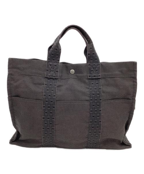HERMES（エルメス）HERMES (エルメス) ハンドバッグ 	エールライン ブラックの古着・服飾アイテム