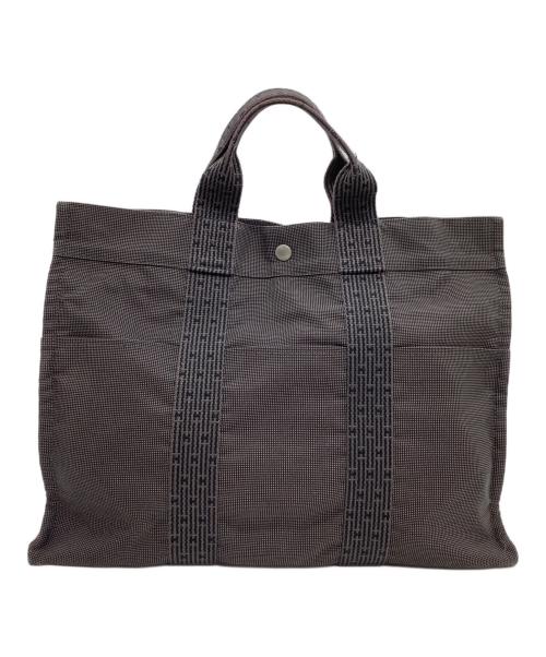 HERMES（エルメス）HERMES (エルメス) ハンドバッグ 	エールライン ブラックの古着・服飾アイテム