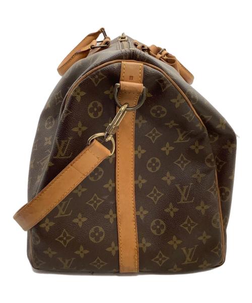 LOUIS VUITTON（ルイ ヴィトン）LOUIS VUITTON (ルイ ヴィトン) ボストンバッグ　モノグラム　キーポル・バンドリエール55 ブラウンの古着・服飾アイテム