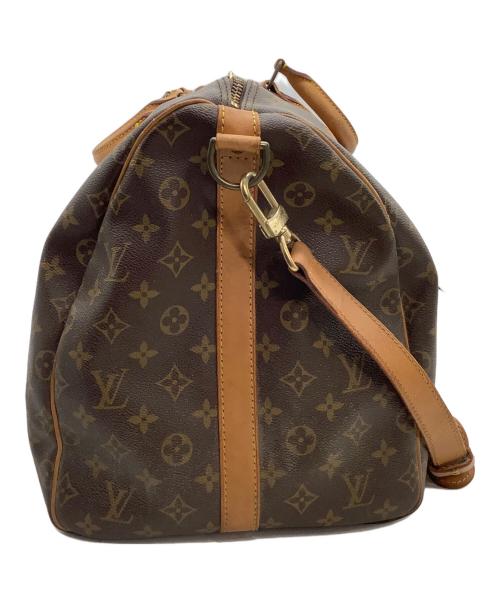 LOUIS VUITTON（ルイ ヴィトン）LOUIS VUITTON (ルイ ヴィトン) ボストンバッグ　モノグラム　キーポル・バンドリエール55 ブラウンの古着・服飾アイテム
