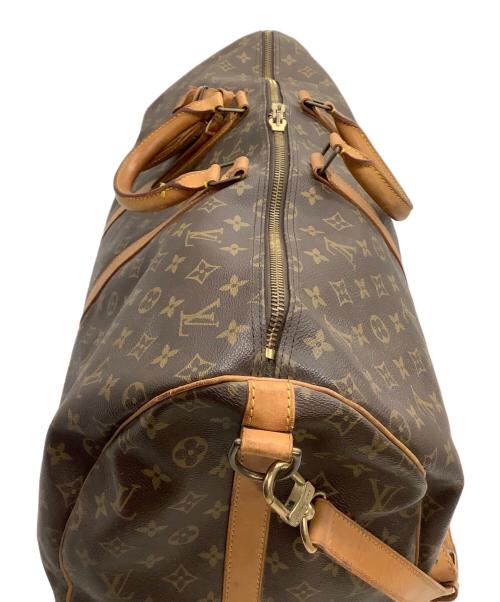 LOUIS VUITTON（ルイ ヴィトン）LOUIS VUITTON (ルイ ヴィトン) ボストンバッグ　モノグラム　キーポル・バンドリエール55 ブラウンの古着・服飾アイテム