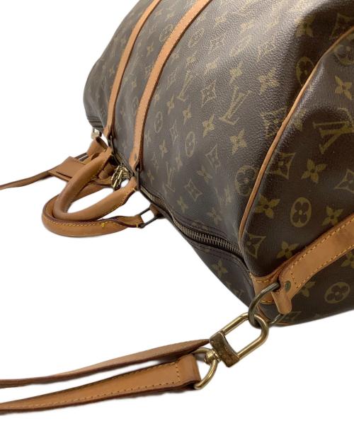 LOUIS VUITTON（ルイ ヴィトン）LOUIS VUITTON (ルイ ヴィトン) ボストンバッグ　モノグラム　キーポル・バンドリエール55 ブラウンの古着・服飾アイテム