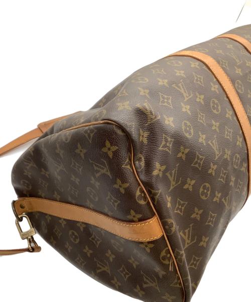 LOUIS VUITTON（ルイ ヴィトン）LOUIS VUITTON (ルイ ヴィトン) ボストンバッグ　モノグラム　キーポル・バンドリエール55 ブラウンの古着・服飾アイテム