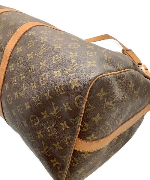 LOUIS VUITTON（ルイ ヴィトン）LOUIS VUITTON (ルイ ヴィトン) ボストンバッグ　モノグラム　キーポル・バンドリエール55 ブラウンの古着・服飾アイテム