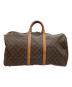 LOUIS VUITTON (ルイ ヴィトン) ボストンバッグ　モノグラム　キーポル・バンドリエール55 ブラウン：80000円