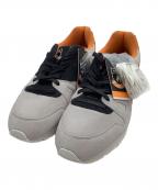 hummelヒュンメル）の古着「スニーカー HML X HANON MARATHONA OG」｜グレー×オレンジ