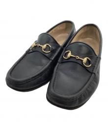 GUCCI（グッチ）の古着「ビットローファー」｜ブラック