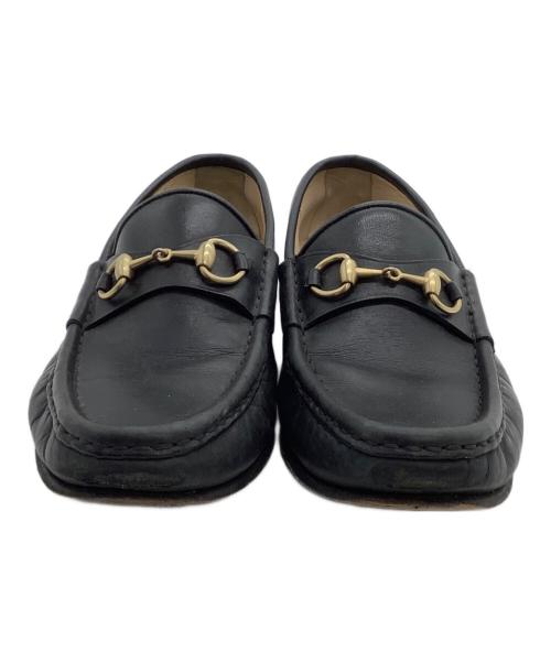 GUCCI（グッチ）GUCCI (グッチ) ビットローファー ブラック サイズ:36 1/2の古着・服飾アイテム