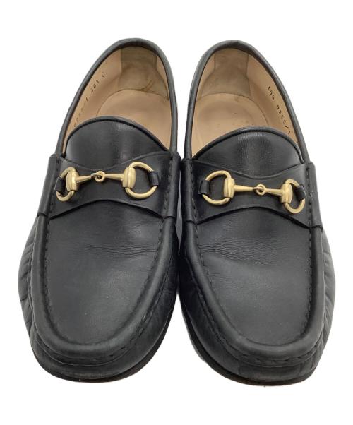 GUCCI（グッチ）GUCCI (グッチ) ビットローファー ブラック サイズ:36 1/2の古着・服飾アイテム