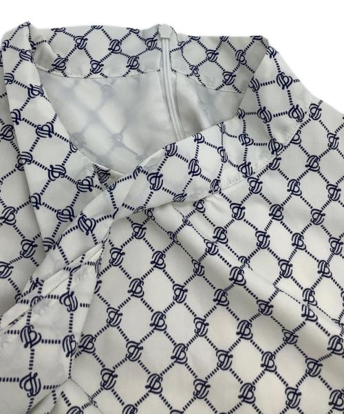 BLUE LABEL CRESTBRIDGE（ブルーレーベルクレストブリッジ）BLUE LABEL CRESTBRIDGE (ブルーレーベルクレストブリッジ) 長袖ワンピース ホワイト サイズ:38の古着・服飾アイテム