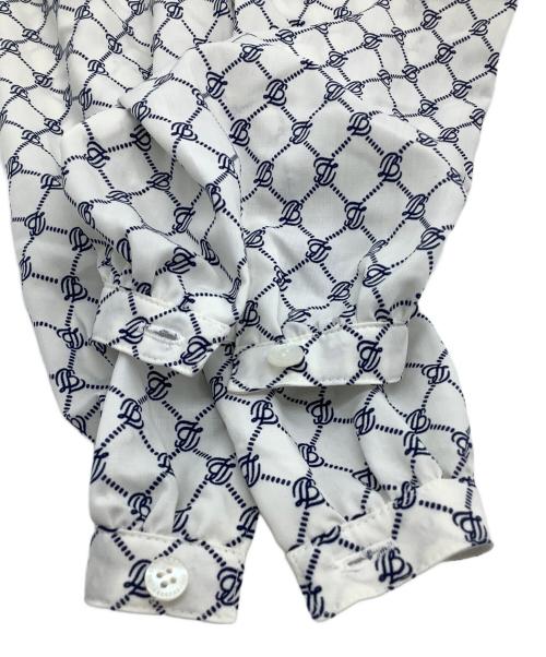 BLUE LABEL CRESTBRIDGE（ブルーレーベルクレストブリッジ）BLUE LABEL CRESTBRIDGE (ブルーレーベルクレストブリッジ) 長袖ワンピース ホワイト サイズ:38の古着・服飾アイテム