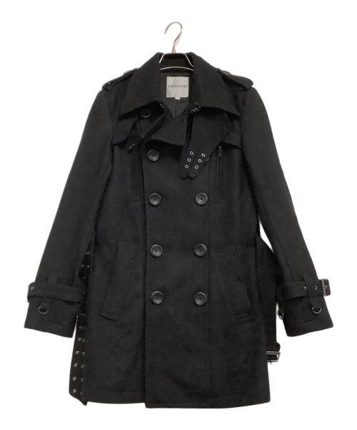 BUFFALO BOBS（バッファローボブズ）BUFFALO BOBS (バッファローボブズ) ウールコート ブラック サイズ:1の古着・服飾アイテム