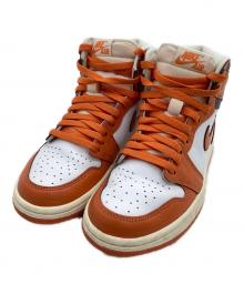 NIKE（ナイキ）の古着「ハイカットスニーカー　Air Jordan 1 High OG」｜オレンジ×ホワイト